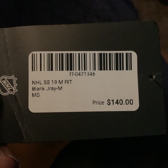 NHL SS 19 M PIT Blank Jrsy-M MD - Picture 5 of 5